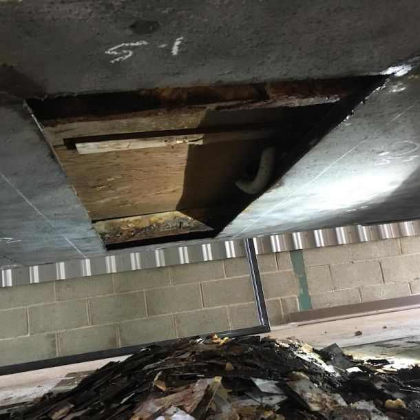 We could clean out the internal bilge and inspect the internal chine.